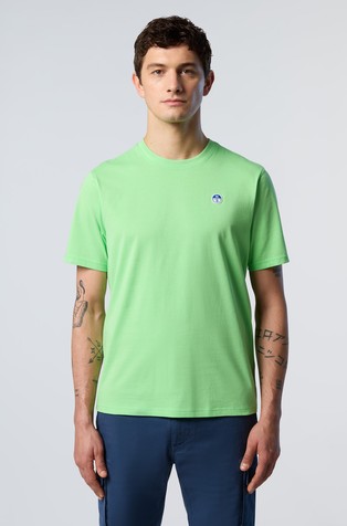 T-shirt with logo patch