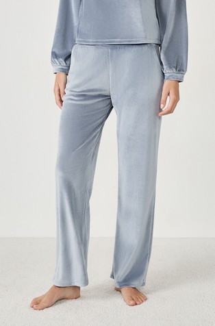 Bradley Ribbed Velvet Effect Pyjama Trousers