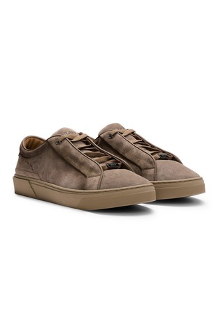 Gary low-top trainers in suede