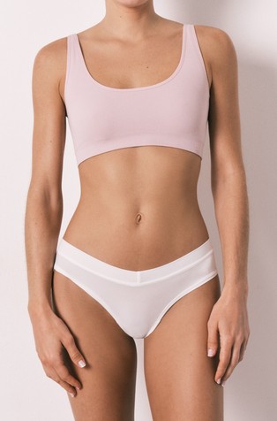 Brazilian panty in microfibre