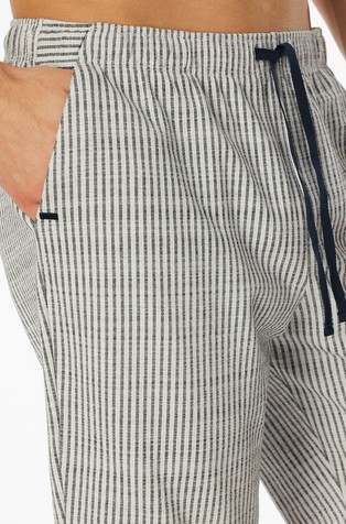SCHIESSER Mix &amp; Relax - bermuda spodnji del pižame Bela - White/Nightblue 5