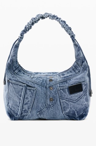 Medium denim bag