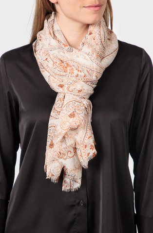 Paisley printed pashmina