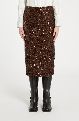 Midi krilo z bleščicami