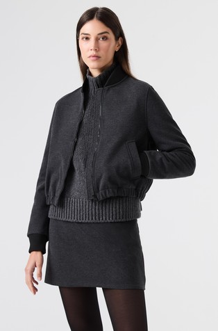 Vodoodbojna bomber jakna iz bombažne mešanice