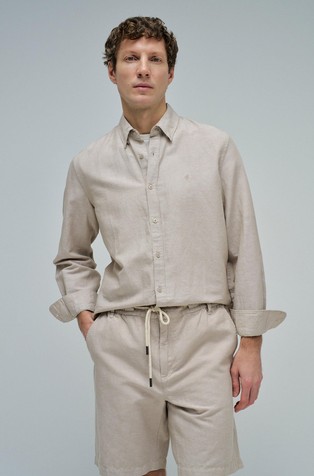 Linen-cotton shirt