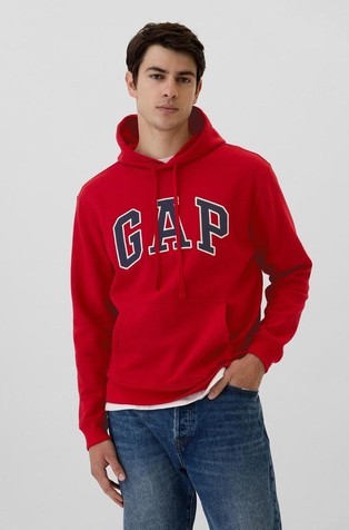 Relaxed Gap Logo Hoodie