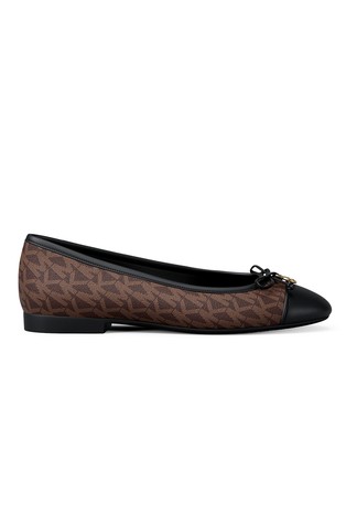 Piper Flex Signature Logo Print Ballet Flat