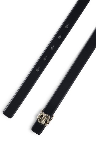 HUGO BOSS Reversible leather belt with Double B monogram buckle Black 2