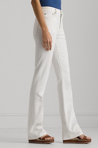 RALPH LAUREN Skinny fit High-Rise Boot Jean White 2