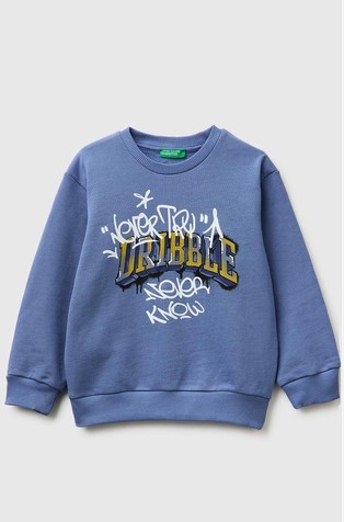 Oversized fit pulover s potiskom