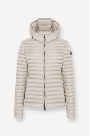 Prehodna vodoodbojna puhovka s kapuco