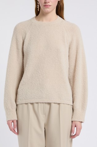 Monochrome sweater in alpaca blend