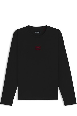 Spodnja majica z dolgimi rokavi iz raztegljivega bombaža