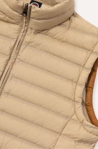 COLMAR Brezrokavnik polnjen s puhom z brezšivnim prešitjem Bež - Beige 3