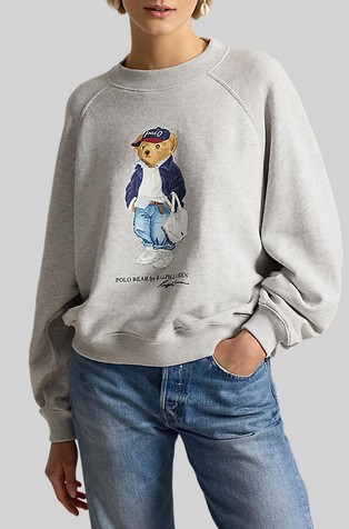 Polo Bear Cotton-blend Fleece Crewneck