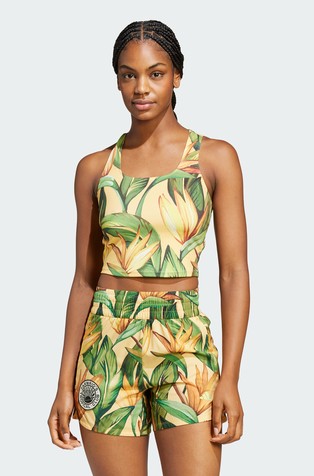 adidas x FARM Rio cropped top za trening