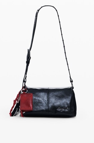 Manjša torbica iz svetlečega umetnega usnja