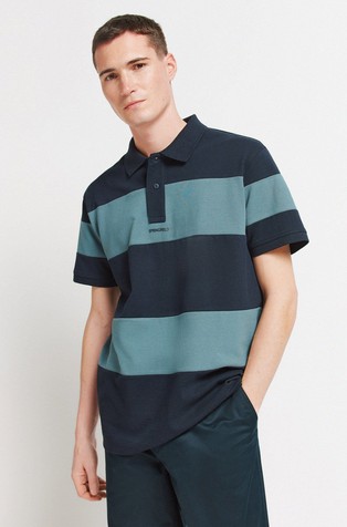 Regular fit polo majica z barvnimi bloki