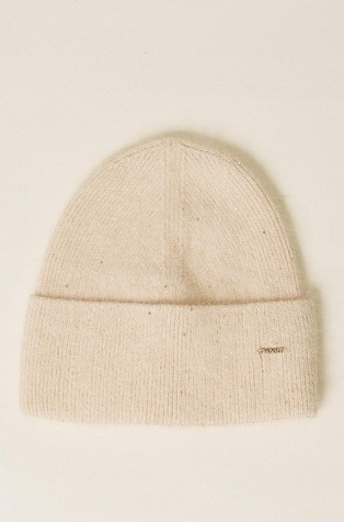 Knit beanie with lurex