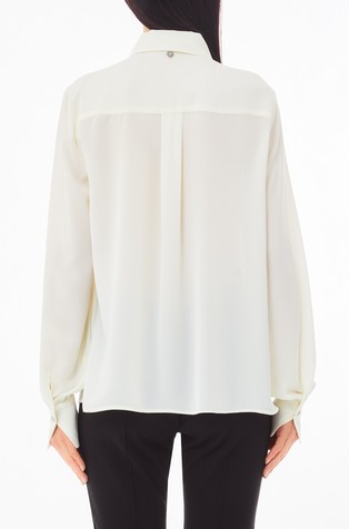 LIU JO Shirt with pleated front White 2