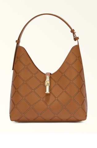 Usnjena hobo torbica