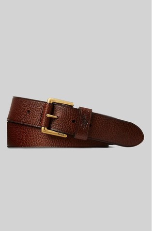 Signature Pony Leather Belt
