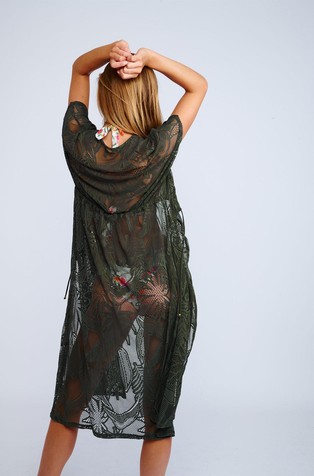 BANANA MOON Elvie Cocobeach Beachwear dress Dark Green 2