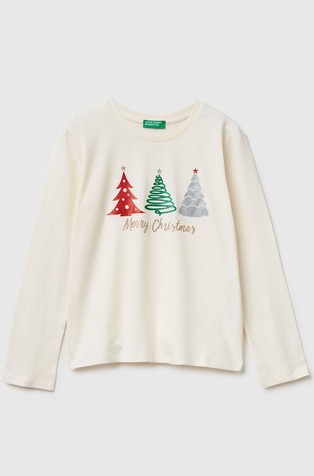 Majica z dolgimi rokavi in bleščečim potiskom