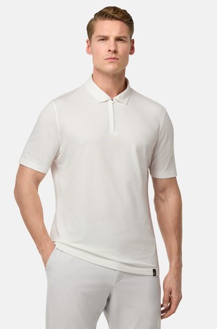 S.Cafè® High-Performance Piqué Polo Shirt