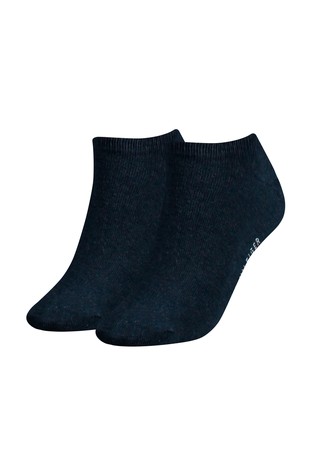 2 Pack Short Socks in Cotton-blend