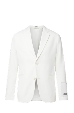 Suknjič z enorednim zapenjanjem iz bombažne mešanice