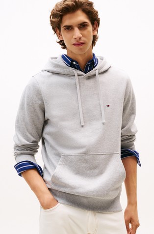 Pulover s kapuco in vezeno logo zastavico