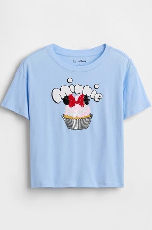 GapKids × Disney majica z bleščicami za deklice