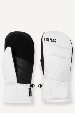 Extra-warm ski mittens with faux-fur lining