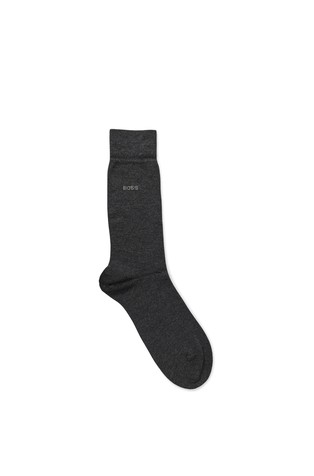 Regular-length socks with anti-bacterial finish