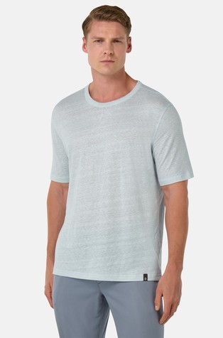 T-Shirt in Stretch Linen Jersey