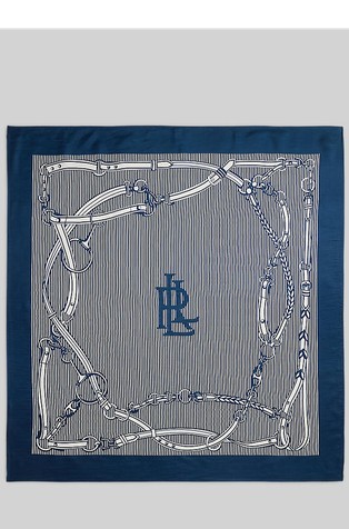 Črtasta svilena ruta z motivi pasov