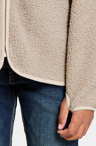 DIDRIKSONS Exa Kids' Full-Zip With Hood Beach Beige 7