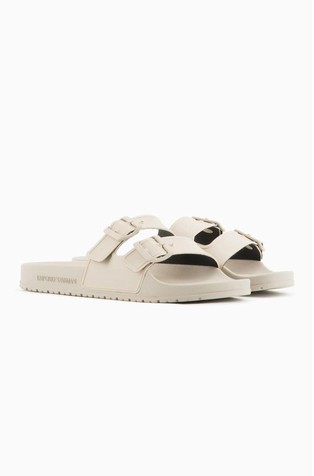 EMPORIO ARMANI Unisex Slides Beige 2