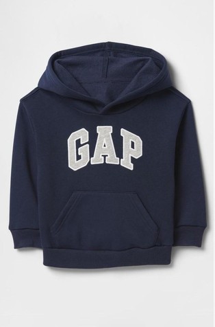 Gap logo pulover s kapuco za malčke