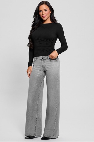 GUESS Relaxed fit jeans hlače Siva - Gray 4