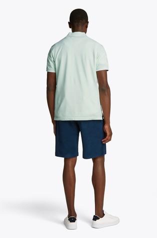 TOMMY HILFIGER Regular fit polo majica iz piké lanene mešanice Zelena - Light Green 2