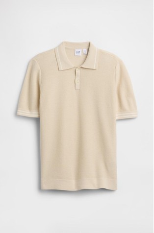 Pletena polo majica s kratkimi rokavi za dečke