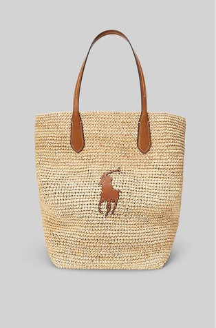 Big Pony Raffia Large Tote