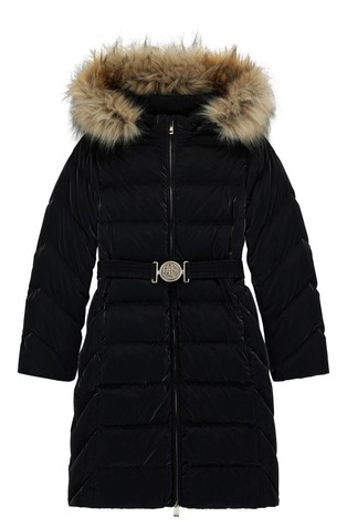 Real down puffer jacket with hood