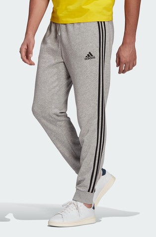 Essentials tapered 3-Stripes trenirka s frotirano notranjostjo