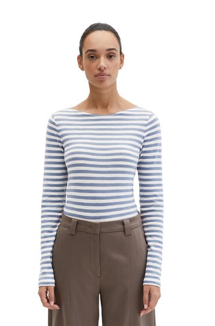 Striped longsleeve in organic cotton jersey
