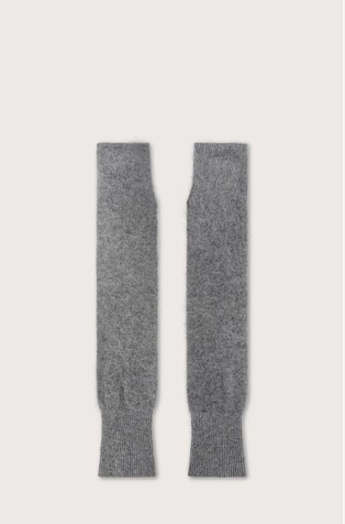 Knit cashmere sleeves