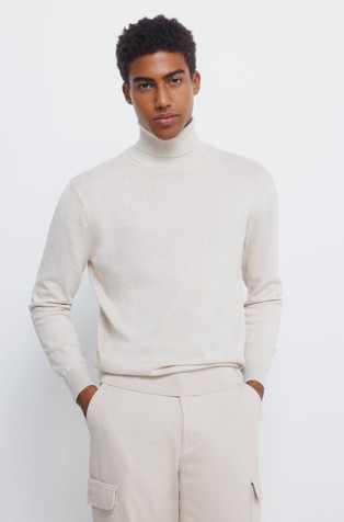 Basic high neck jumper